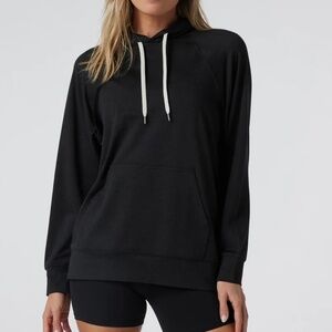 Vuori Halo Oversized Hoodie, size L, Black Heather
